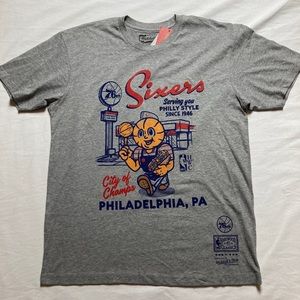 Mitchell & Ness Hardwood Classic 76ers Tee